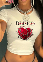 Women Summer Printed T-Shirt