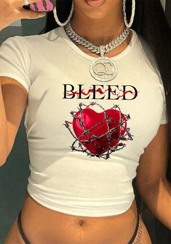Women Summer Printed T-Shirt