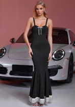 Summer Sexy Bow Strap Slim Mermaid Dress