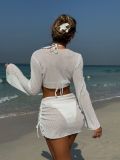 Women Solid sexy summer beach Swimwear Set
