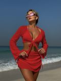 Women Solid sexy summer beach Swimwear Set