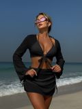 Women Solid sexy summer beach Swimwear Set