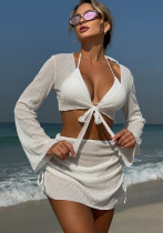 Women Solid sexy summer beach Swimwear Set