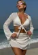 Women Solid sexy summer beach Swimwear Set
