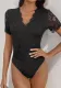 Summer Lace Patchwork V-Neck Slim Fit Jumpsuit