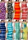 Sexy U-Neck Printed Strap Sleeveless Split Fashion Plus Size Dress