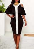 Women v-neck summer dress