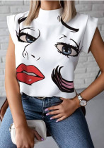 Women printed short-sleeved T-shirt