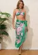 Women Sexy Bikini Printed Swimwear  Three-Piece