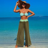 Women bikini three-piece beach two pieces Swimwear