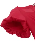 Square Neck Puff Sleeve Fishtail High Waist Formal Party Dress