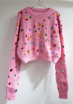 Winter Trendy Multi-Color Diamond Knitting Shirt Loose Sweater