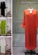 Plus Size Women Round Neck Ostrich Feather Dress