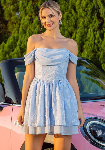 Women Summer Sexy Strapless Backless Dress