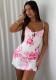 Women Spring Sexy Suspender Print Bodycon Dress