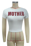 Women Sexy Short Sleeve T-shirt Crop Top