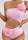 Solid Color One Shoulder Cutout Open Waist Asymmetric One Piece Swimsuit
