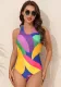 Sexy Printed One-Piece Swimsuit for Women