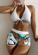 Sexy Printed Two-Piece Bikini Swimsuit for Women