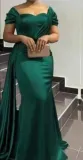 Solid Color Sexy Low-Back Slim Asymmetrical Long Dress