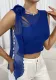 Summer Women's Floral Lace-Up Cut-Out Sexy Camisole Top