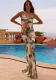 Summer Sexy Holiday Strap Low Back Slim Long Dress
