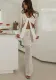 Summer Holiday Beach Solid Color Knit Sheer Top Long Skirt Two Piece Set