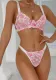 Sexy Embroidery Lace Lingerie Set