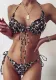 Women's Bikini Sexy Tie-Dye Print Two-Piece Swimsuit