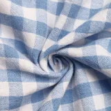 Women's Summer Bow Tie Plaid Casual Top