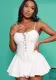 Women's Summer Strap Lace-Up Short Dress