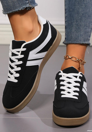 Women spring and autumn color matching sports retro forrest shoes