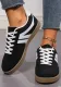 Women spring and autumn color matching sports retro forrest shoes