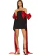 Women sexy off-shoulder bow party dress
