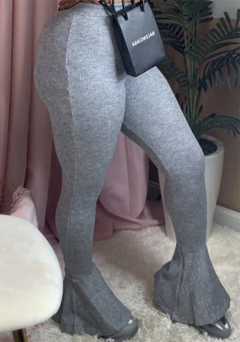 Women Casual Bell Bottom Trousers