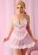 Erotic Lingerie Sexy Strap See Through Lace Night Dress
