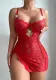 Sexy Lingerie Strap See Through Lace night Dress