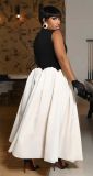 Women’s Spring Summer Fashion French Chic Colorblock Irregular Dress