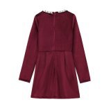 Women’s Formal Fashion Velvet Diamond-Embellished Mini Dress