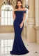 Women strapless sexy short sleeve evening dress