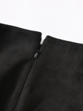 Women button skirt