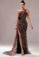 Luxury One-Shoulder Slit Fishtail Evening Dress