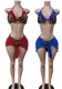 3-Piece Bikini Set Leopard Print Lace-Up Swimsuit