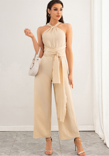 Women Sexy Backless Jumpsuit