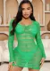 Women's Sexy Bikini See Through Dress Set