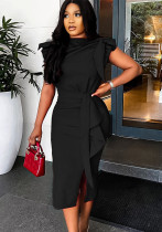 Plus Size Women Sexy Red Maxi African Dress