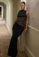 Women Spring Sexy Patchwork Lace Backless French Dress
