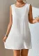 Sleeveless Low Back Loose Bikini Cover Up Dress