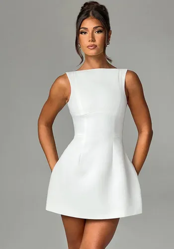 Women Summer Sexy Backless Tank Dress