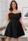 Plus Size Women's Off Shoulder Plus Size Sexy Dress